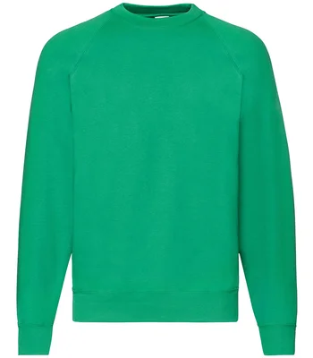 Fruit of the Loom Fruit of the Loom Classic Raglan Sweatshirt in KEL