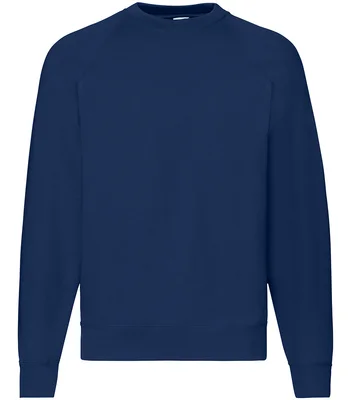 Fruit of the Loom Fruit of the Loom Classic Raglan Sweatshirt in NAV
