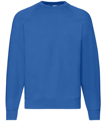 Fruit of the Loom Fruit of the Loom Classic Raglan Sweatshirt in ROY