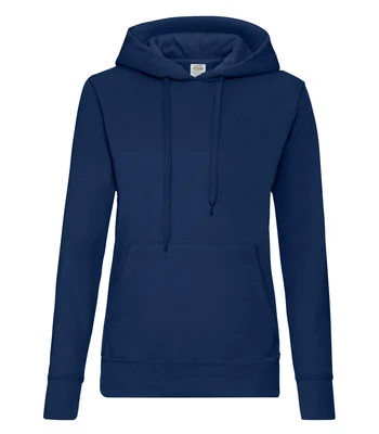 Fruit of the Loom Fruit of the Loom Classic Lady Fit Hooded Sweatshirt in NAV