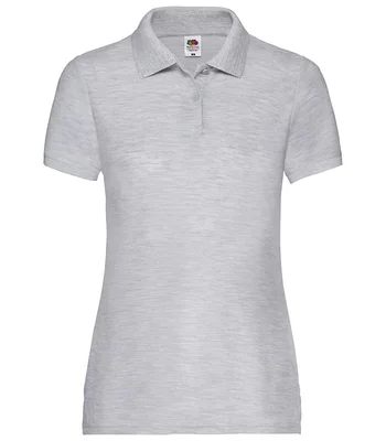 Fruit of the Loom Fruit of the Loom Lady Fit Piqué Polo Shirt in HEA