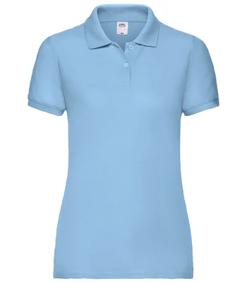 Fruit of the Loom Fruit of the Loom Lady Fit Piqué Polo Shirt in SKY