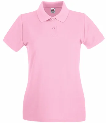 Fruit of the Loom Fruit of the Loom Lady-Fit Premium Cotton Piqué Polo Shirt in LPI