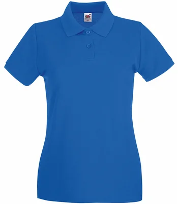 Fruit of the Loom Fruit of the Loom Lady-Fit Premium Cotton Piqué Polo Shirt in ROY