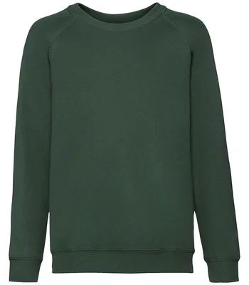 Fruit of the Loom Fruit of the Loom Kids Classic Raglan Sweatshirt in BOT