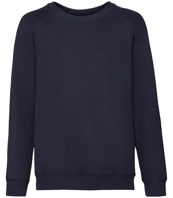 Fruit of the Loom Fruit of the Loom Kids Classic Raglan Sweatshirt in DNA