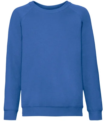 Fruit of the Loom Fruit of the Loom Kids Classic Raglan Sweatshirt in ROY