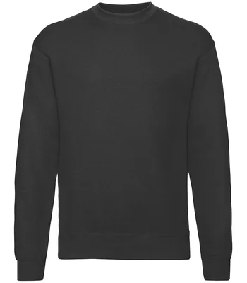 Fruit of the Loom Fruit of the Loom Classic Drop Shoulder Sweatshirt in BLK