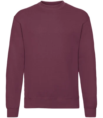 Fruit of the Loom Fruit of the Loom Classic Drop Shoulder Sweatshirt in BUR