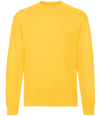 Fruit of the Loom Fruit of the Loom Classic Drop Shoulder Sweatshirt in SUN