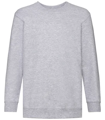 Fruit of the Loom Fruit of the Loom Kids Classic Drop Shoulder Sweatshirt in HEA