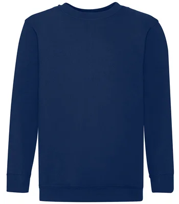 Fruit of the Loom Fruit of the Loom Kids Classic Drop Shoulder Sweatshirt in NAV