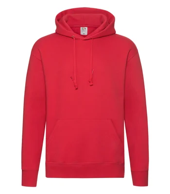 Fruit of the Loom Fruit of the Loom Premium Hooded Sweatshirt in RED