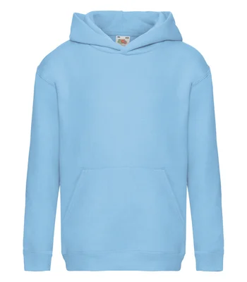 Fruit of the Loom Fruit of the Loom Kids Premium Hooded Sweatshirt in SKY