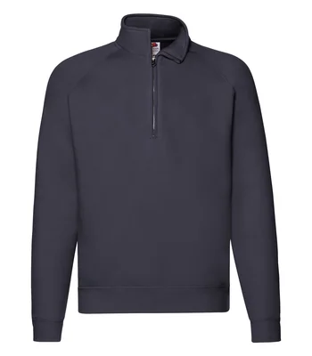 Fruit of the Loom Fruit of the Loom Premium Zip Neck Sweatshirt in DNA