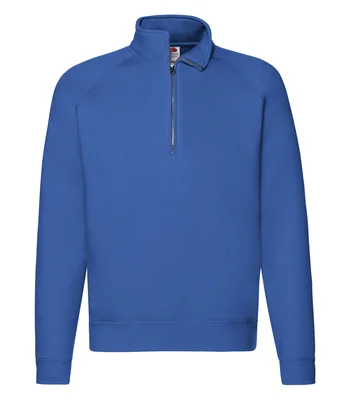 Fruit of the Loom Fruit of the Loom Premium Zip Neck Sweatshirt in ROY