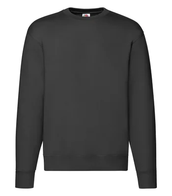 Fruit of the Loom Fruit of the Loom Premium Drop Shoulder Sweatshirt in BLK