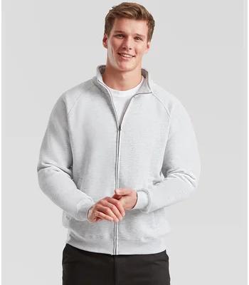 Fruit of the Loom Fruit of the Loom Premium Sweat Jacket in BLK