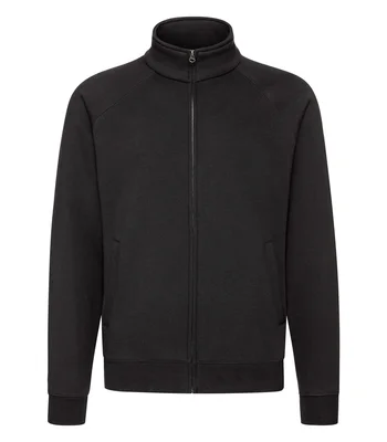 Fruit of the Loom Fruit of the Loom Premium Sweat Jacket in BLK