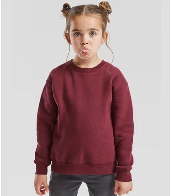 Fruit of the Loom Fruit of the Loom Kids Premium Drop Shoulder Sweatshirt in ROY