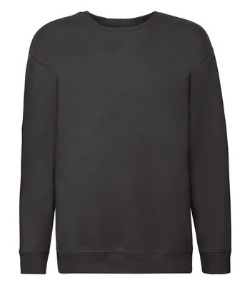 Fruit of the Loom Fruit of the Loom Kids Premium Drop Shoulder Sweatshirt in BLK