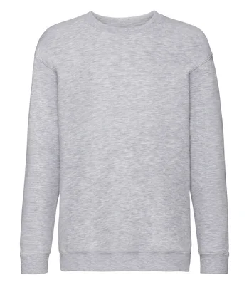 Fruit of the Loom Fruit of the Loom Kids Premium Drop Shoulder Sweatshirt in HEA