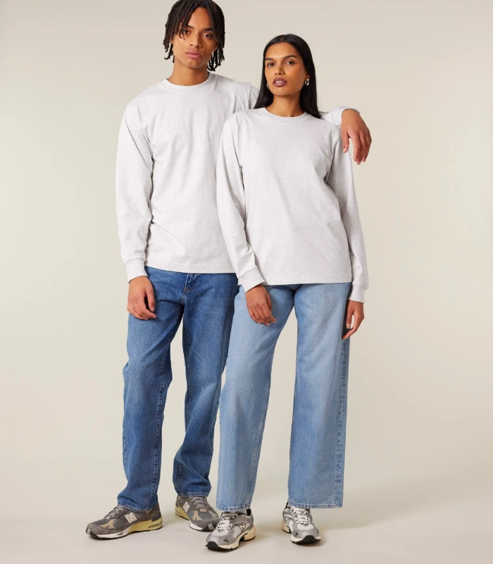 Stanley/Stella Stanley/Stella Freestyler Long Sleeve STTU200 in Mindful Blue