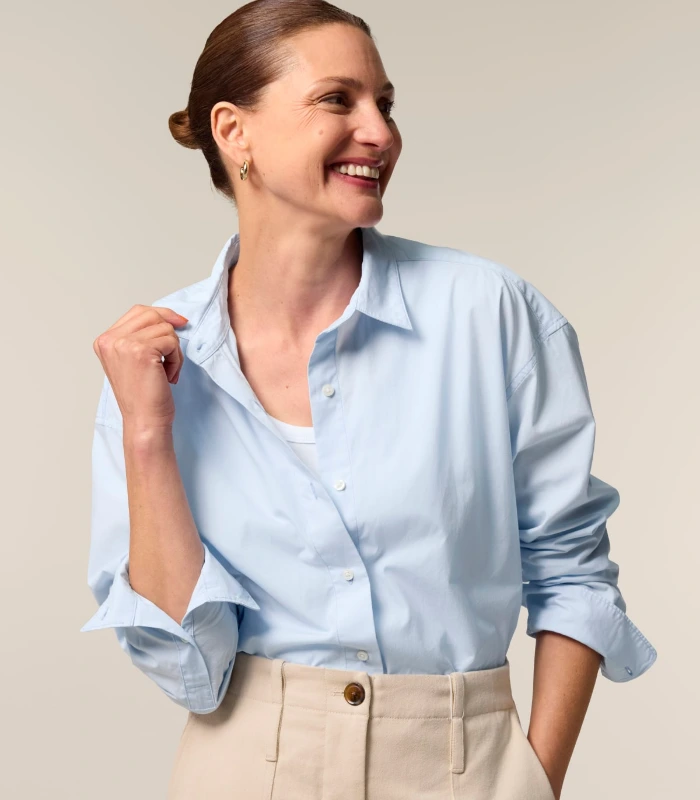 Stanley/Stella Stanley/Stella Stella Styler Shirt STWW973 in Summer Blue