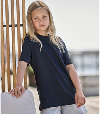 Tee Jays Tee Jays Kids Unlabeled T-Shirt in Navy