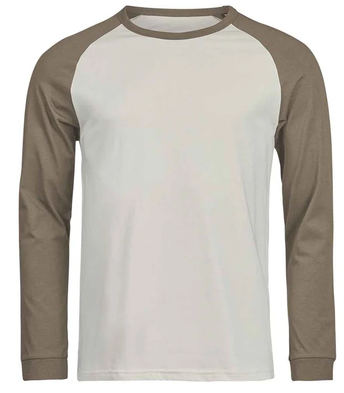 Tee Jays Tee Jays Unlabeled Baseball T-Shirt in Cement/Clay