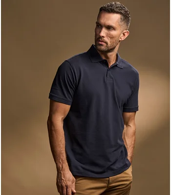 Tee Jays Tee Jays Heavy Cotton Piqué Polo Shirt in NAV