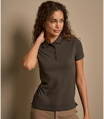 Tee Jays Tee Jays Ladies Heavy Cotton Piqué Polo Shirt in NAV