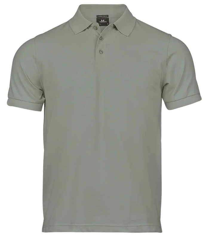 Tee Jays Tee Jays Luxury Stretch Piqué Polo Shirt in Sage