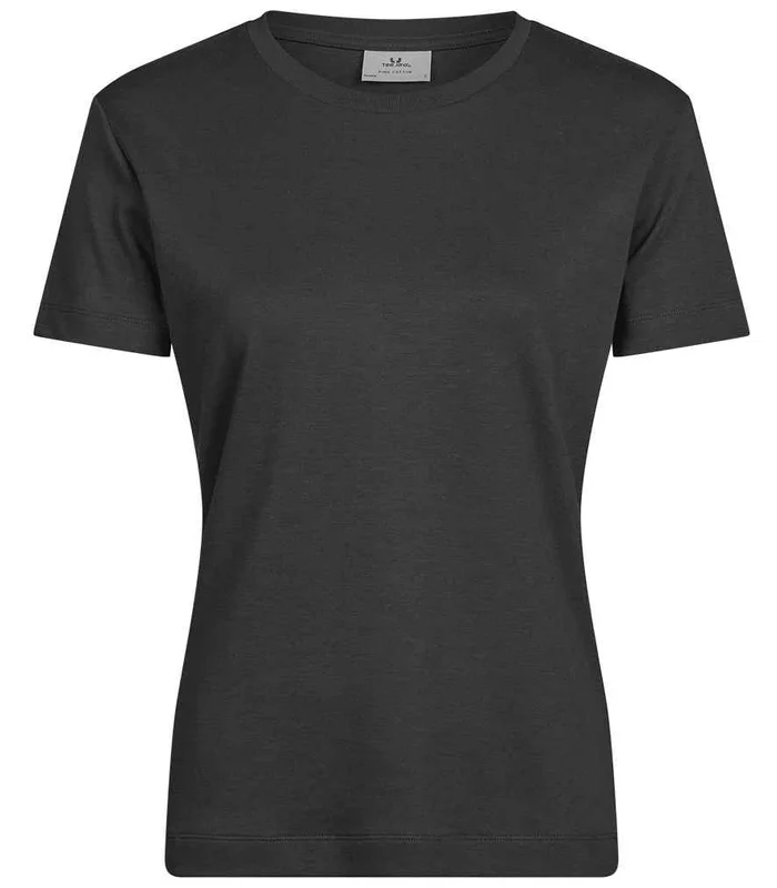Tee Jays Tee Jays Ladies Pima Cotton T-Shirt in Black