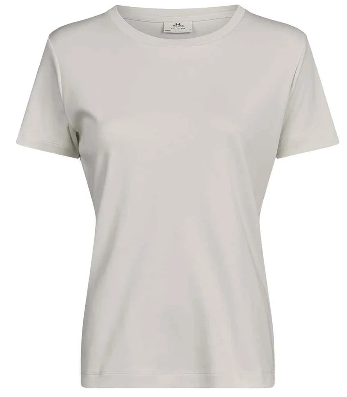 Tee Jays Tee Jays Ladies Pima Cotton T-Shirt in Cement