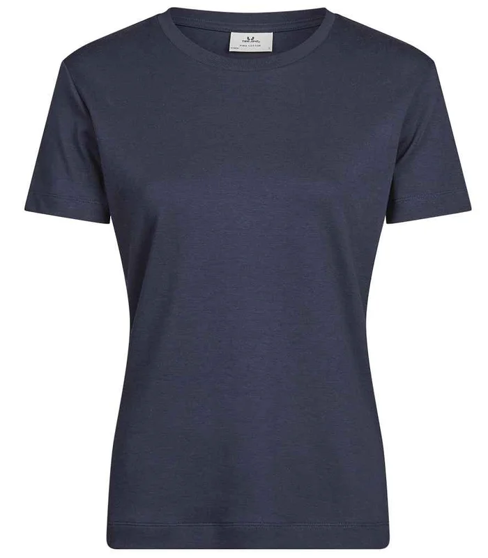 Tee Jays Tee Jays Ladies Pima Cotton T-Shirt in Navy
