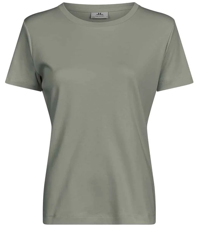 Tee Jays Tee Jays Ladies Pima Cotton T-Shirt in Sage