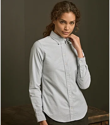 Tee Jays Tee Jays Ladies Perfect Long Sleeve Oxford Shirt in LBL