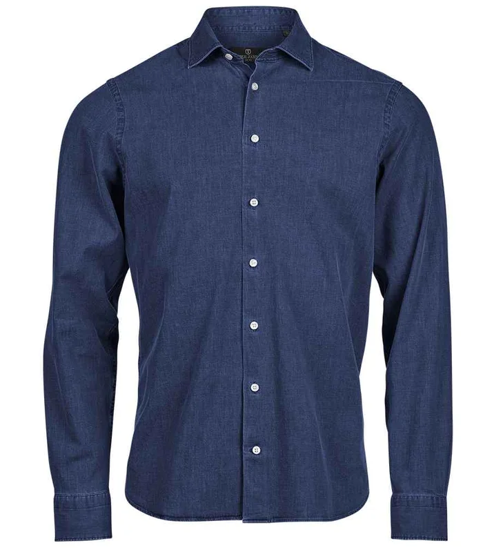 Tee Jays Tee Jays Denim Shirt in Blue Denim