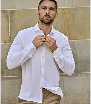 Tee Jays Tee Jays Active Stretch Long Sleeve Shirt in LBL