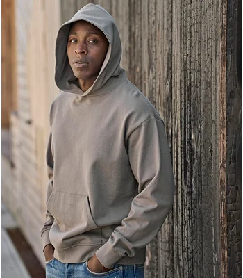 Tee Jays Tee Jays Urban Heavy Loose Fit Hooded Sweatshirt in INK