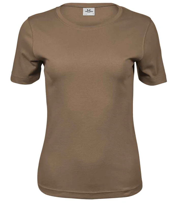 Tee Jays Tee Jays Ladies Interlock T-Shirt in Wood
