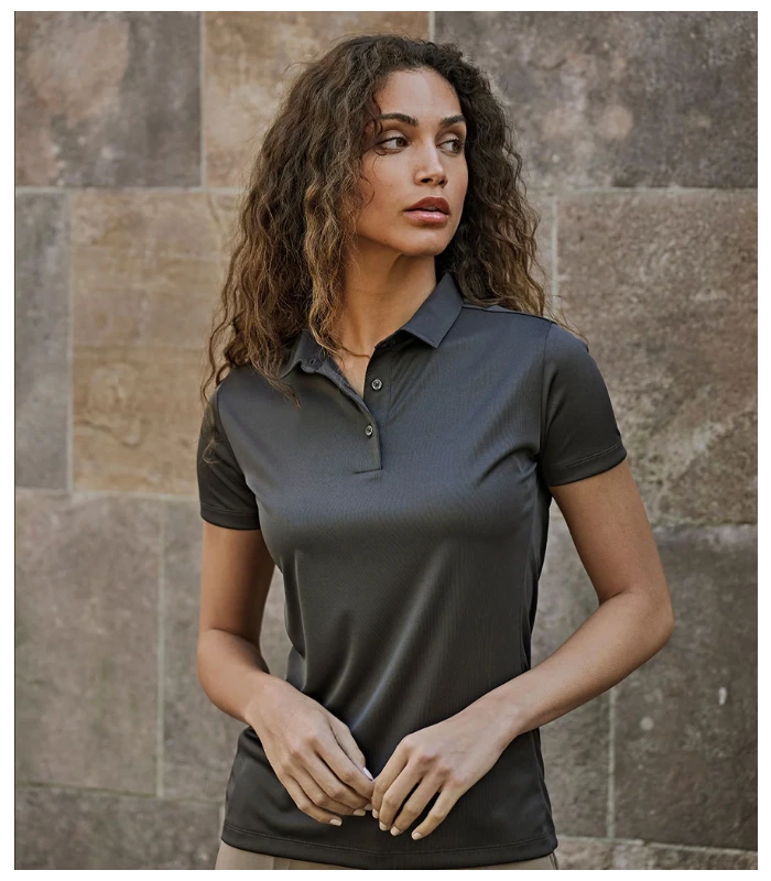 Tee Jays Tee Jays Ladies Luxury Sport Polo Shirt in DGY