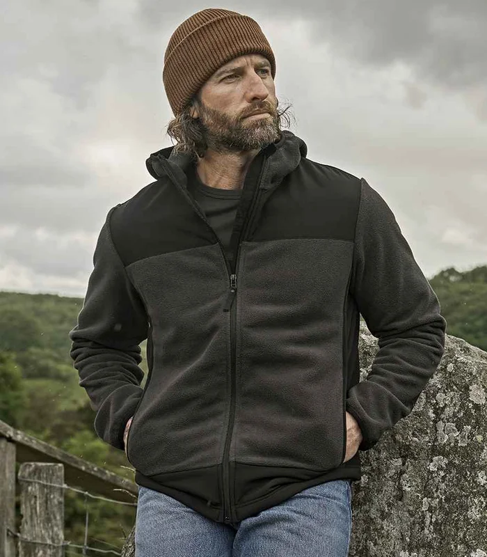 Tee Jays Tee Jays Mountain Hooded Fleece Jacket in ASP/B