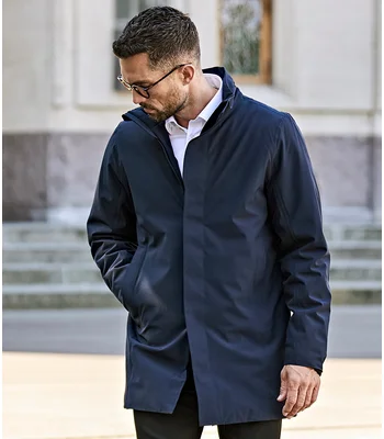 Tee Jays Tee Jays All Weather Parka Jacket in Deep Navy