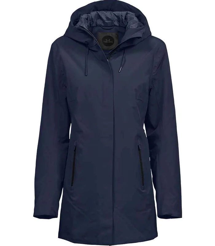 Tee Jays Tee Jays Ladies All Weather Parka Jacket in Deep Navy