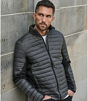 Tee Jays Tee Jays Crossover Padded Jacket in BK/BK