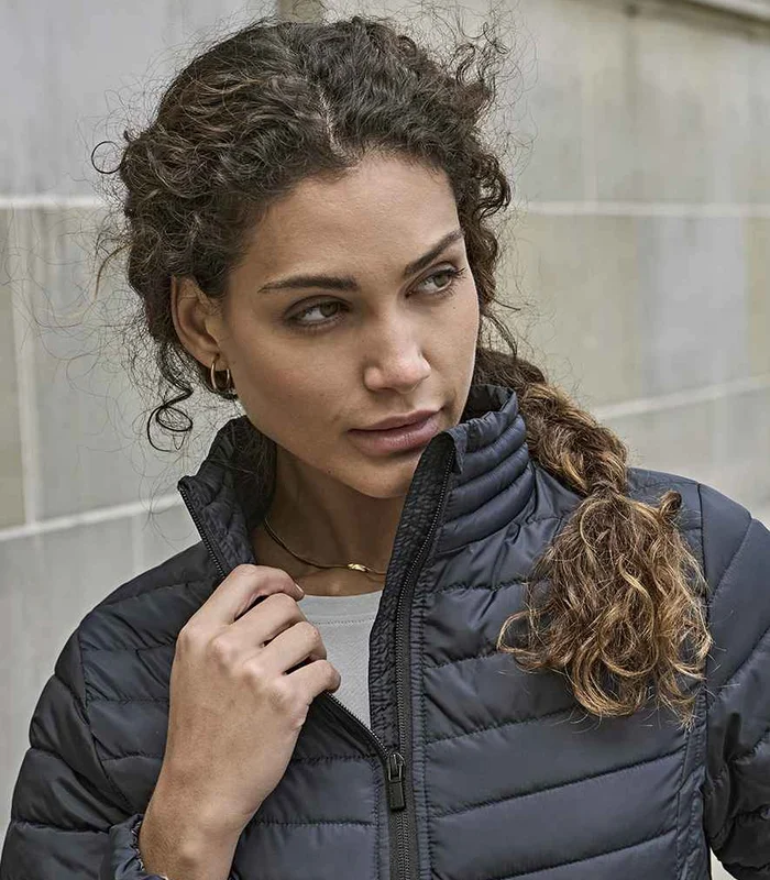 Tee Jays Tee Jays Ladies Zepelin Padded Jacket in Driftwood