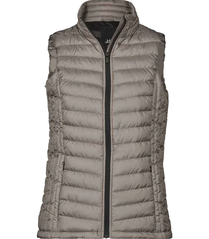 Tee Jays Tee Jays Ladies Zepelin Padded Bodywarmer in Driftwood