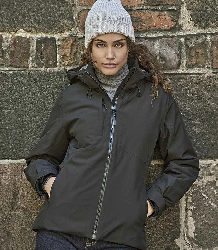 Tee Jays Tee Jays Ladies All Weather Winter Jacket in Deep Navy